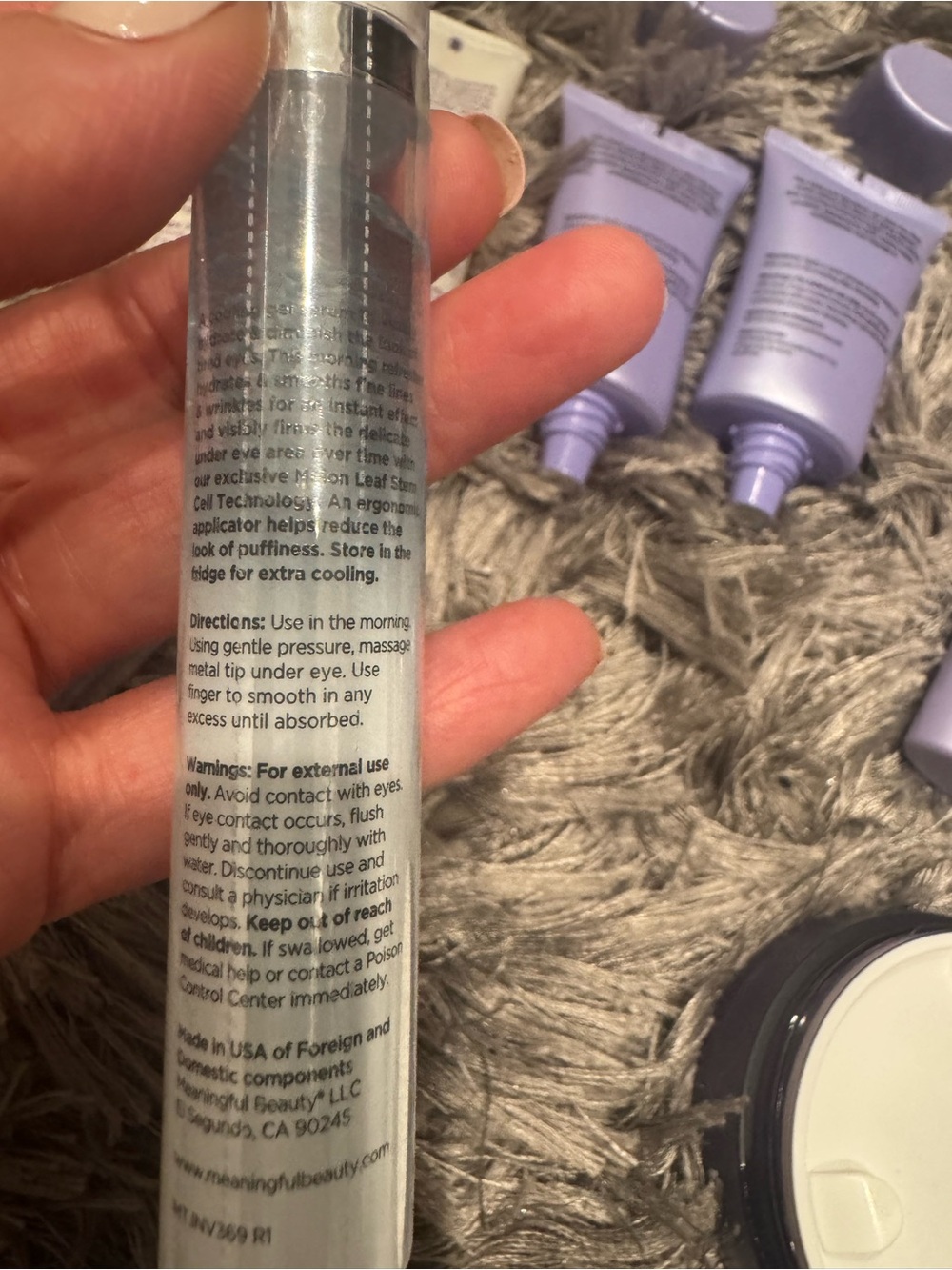 Meaningful Beauty Skincare Collection in Purple and White (Lot of 8) New/Sealed - Picture 8 of 10